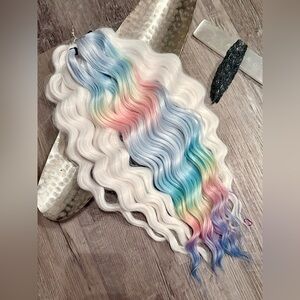 FULL SET Boho Barbie Locs BRUSHABLE Anna Curl/Wave PRIDE Synthetic Dreads